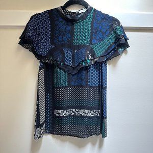 Derek Lam 10 Crosby Silk Blouse